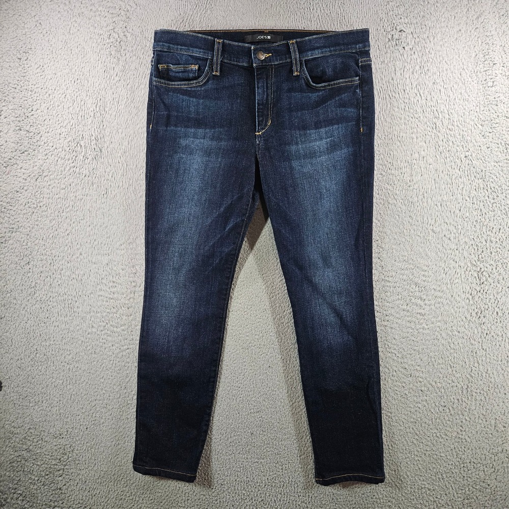 Joes Jeans The Rikki Petite Skinny Dark Wash Stretch Denim Jeans Size 31
